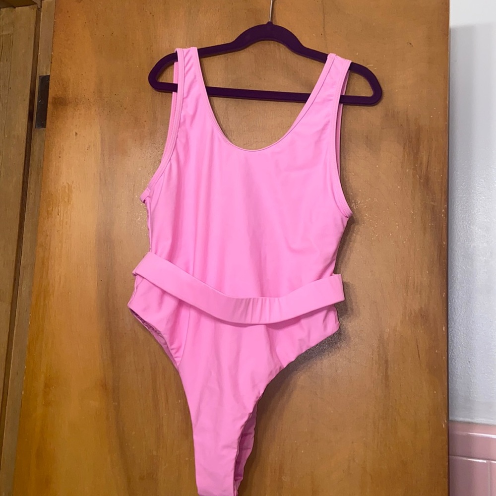 NEVER WORN High leg one piece